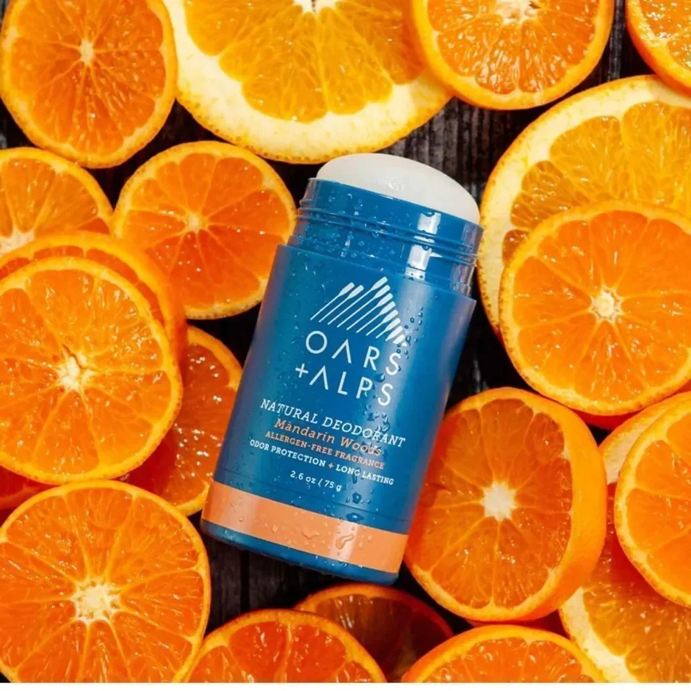 NWT Oars + Alps Aluminum-Free Deodorant for Sensitive Skin - Mandarin Woods